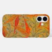 竹アート自然ヴィンテージプリントオレンジ Case-Mate iPhoneケース (裏面 (横))