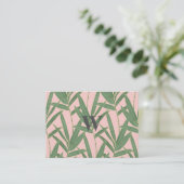 竹エレガント葉デザイン 名刺 (スタンド正面)