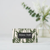 竹エレガント造園 名刺 (スタンド正面)