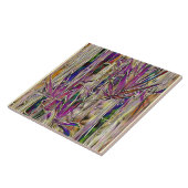 竹オリジナルアート長いテーブルセラミックタイル タイル (側面)