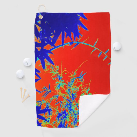 竹カラフル波 ゴルフタオル (インサイチュ)