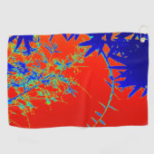 竹カラフル波 ゴルフタオル (横)