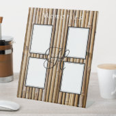 竹デザイン4枚フォトディスプレイHAMbyWG 台座サイン (インサイチュ)