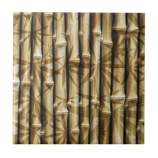 竹デザイン タイル (正面)