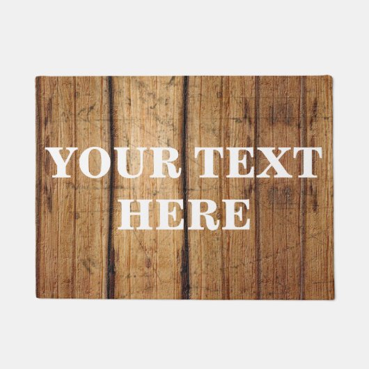 竹パーソナライズされた材の模様 ドアマット (正面)