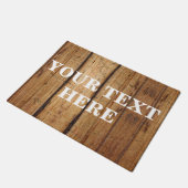 竹パーソナライズされた材の模様 ドアマット (アングル)