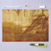 竹パーチメント紙デクページ12背景 薄葉紙 (クラフト)