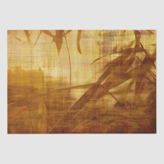 竹パーチメント紙デクページ12背景 薄葉紙 (正面)