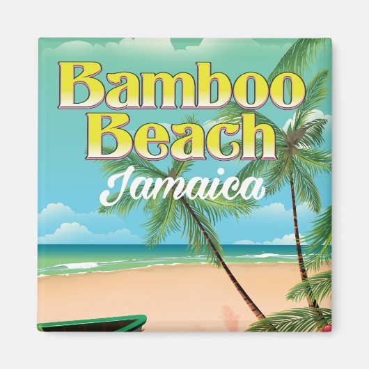 竹ビーチジャマイカ マグネット (正面)