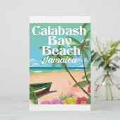 竹ビーチジャマイカ 便箋 (スタンド正面)