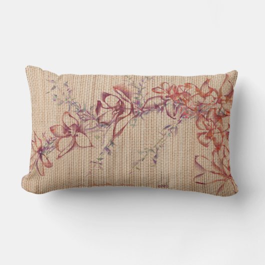 竹フェイクオリジナルアートヨガマット ランバークッション (正面)