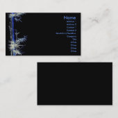 竹プロファイルカード 名刺 (正面/裏面)