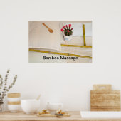 竹マッサージ用具 ポスター (キッチン)