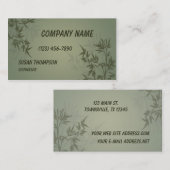 竹モダン図 名刺 (正面/裏面)