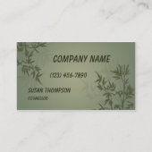 竹モダン図 名刺 (正面)