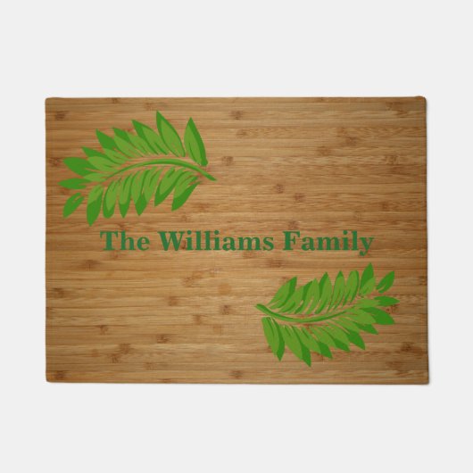 竹ルックカスタムドアマット ドアマット (正面)