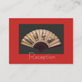 竹中国のと絹のファンの結婚式の受付情報 エンクロージャーカード (正面)