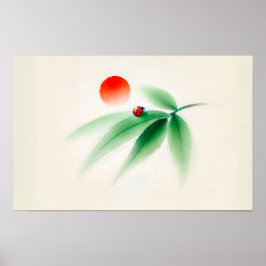 竹中国のの上のカマムシ ポスター