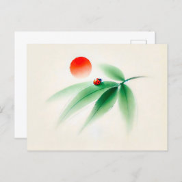 竹中国のの上のカマムシ ポストカード