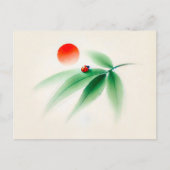 竹中国のの上のカマムシ ポストカード (正面)