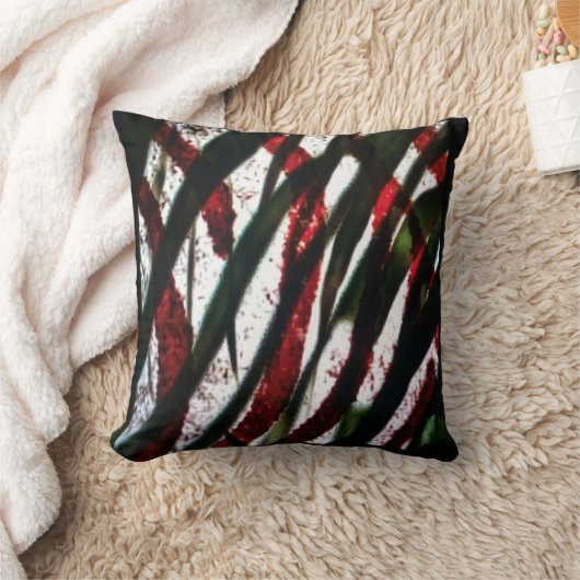 竹交差 クッション (ブランケット)