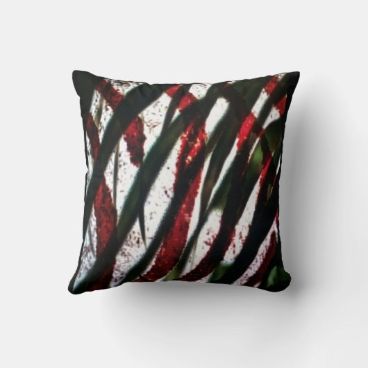 竹交差 クッション (裏面)