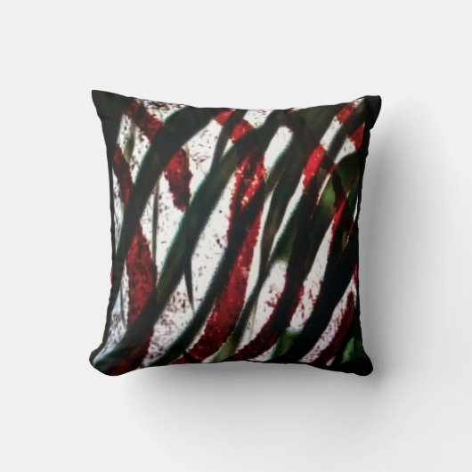 竹交差 クッション (正面)