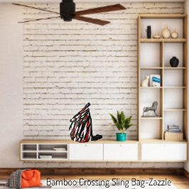 竹交差 スリングバッグ