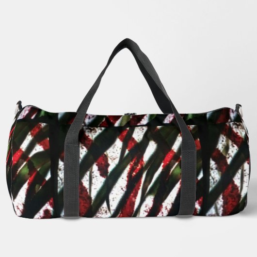 竹交差 ダッフルバッグ (正面)