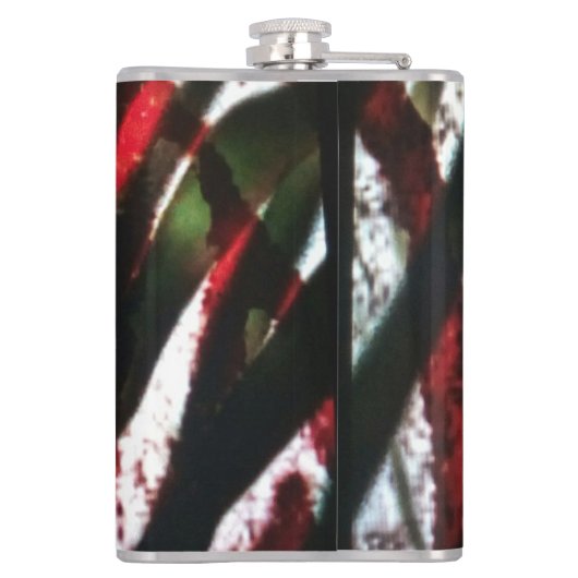 竹交差 フラスク (裏面)