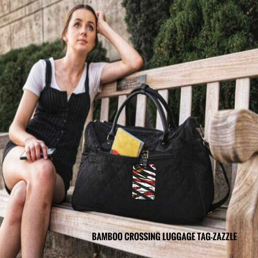 竹交差 ラゲッジタグ