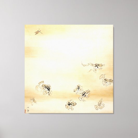 竹内製法雨素晴らしの日 キャンバスプリント (正面)