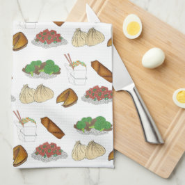 竹取中国のレストランテイクアウト料理店 キッチンタオル