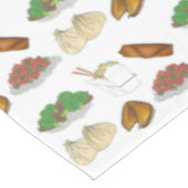 竹取中国のレストランテイクアウト料理店 テーブルクロス (アングル)