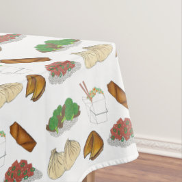 竹取中国のレストランテイクアウト料理店 テーブルクロス