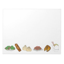 竹取中国のレストランテイクアウト料理店 ノートパッド