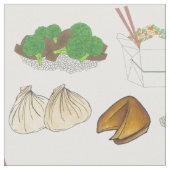 竹取中国のレストランテイクアウト料理店 ファブリック (クローズアップ)