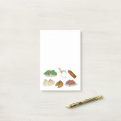 竹取中国のレストランテイクアウト料理店 ポストイット (デスク上)