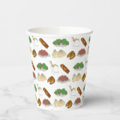 竹取中国のレストランテイクアウト料理店 紙コップ (左)