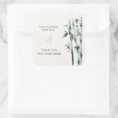 竹四角ステッカーのご注文ありがとうございます スクエアシール (バッグ)