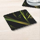 竹抽象芸術 ペーパーコースター (アングル)