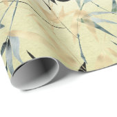 竹日本の金ゴールド緑  ラッピングペーパー (ロールコーナー)