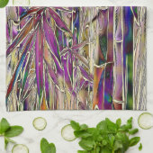 竹木デジタル絵を描オリジナルタオル キッチンタオル (折り畳み)