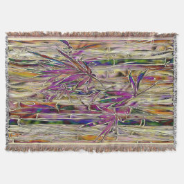 竹木デジタル絵画オリジナル毛布 スローブランケット