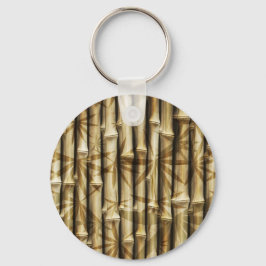 竹材テクスチャ キーホルダー