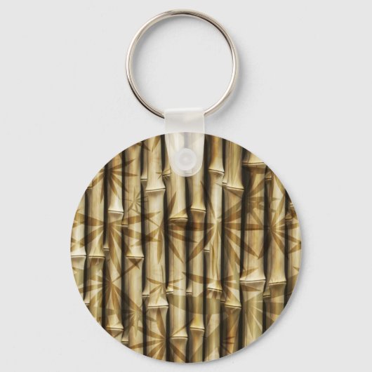 竹材テクスチャ キーホルダー (正面)