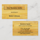 竹材名刺 名刺 (正面/裏面)