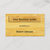 竹材名刺 名刺 (正面)