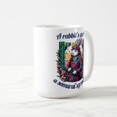 竹林に棲む侍うさぎ コーヒーマグカップ (正面右)