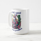 竹林に棲む侍うさぎ コーヒーマグカップ (正面左)